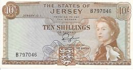 JERSEY - 10 Shillings - 1963 - - Jersey