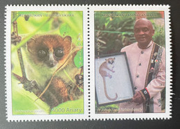 Madagascar Madagaskar 2021 Mi. 2722 - 2723 Lemuriens Lemurs Faune Fauna Microcebus 2 Val. - Madagaskar (1960-...)