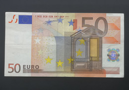 50 EURO  FRANCE FRANCIA 2002 L007  DUISENBERG  CIRCULATED !! - 50 Euro