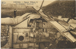 Knokke   *  Batterie Wilhelm II - Un Kolossaal "knock-out"   (Kanon - Canon - Guerre) - Knokke