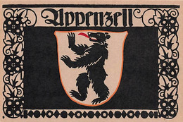 Die Schweizer Wappen Entwurf Von Paul Hosch & Hans Melching, Appenzell - Appenzell