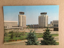 Almaty Alma Ata Dwelling Houses Towers Bus Autobus - Kazajstán