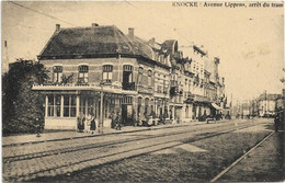 Knokke    *  Avenue Lippens, Arrêt Du Tram - Knokke