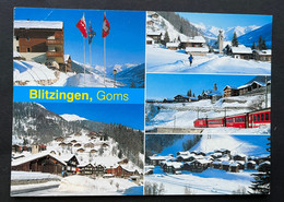 Blitzingen Goms/ Ansichten Ort/ Furkaoberalp-Bahn - Goms