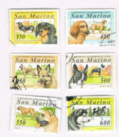 SAN MARINO - UN  1401.1406 - 1994 ESPOSIZIONE INTERNAZIONALE CANINA (COMPLET SET OF 6)   -  USED° - Usati