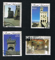 SAN MARINO - UN  1425.1428 - 1994 IL  PALAZZO DEL GOVERNO    (COMPLET SET OF 4)   -  USED° - Oblitérés