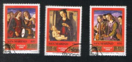 SAN MARINO - UN  1430.1432 - 1994 NATALE   (COMPLET SET OF 3)   -  USED° - Gebraucht