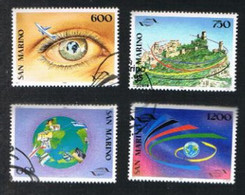 SAN MARINO - UN  1454.1457 - 1995 O.M.T. TURISMO       (COMPLET SET OF 4)   -  USED° - Gebraucht