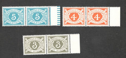 IRELAND.....1978:Michel  Postage Due 22-4 Mnh**pairs - Timbres-taxe