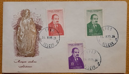 C - TURQUIE - 1954 - N° 1219 à 1221 - "ZIYA GÖKALP " - Storia Postale