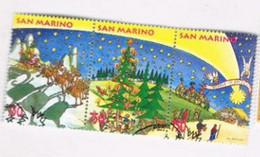 SAN MARINO - UN  1479.1481 - 1995 NATALE (COMPLET SET OF 3 SE-TENANT)   -  USED° - Usati