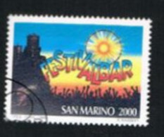 SAN MARINO - UN  1517  - 1996  MUSICA: FESTIVALBAR  -  USED° - Gebraucht