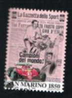 SAN MARINO - UN  1518  - 1996  ANNIVERSARIO DE "LA GAZZETTA DELLO SPORT"  -  USED° - Gebraucht