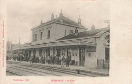 CPA Commercy - La Gare - Tres Animé - Precurseur - Gares - Sans Trains