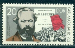 1983 Karl Marx  Riot Of The Silk Weavers Of Lyon (1831), Journal Title, DDR, Mi. 2784, MNH - Karl Marx