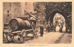 CPA Riquewihr - Chargement Du Vin - Edition Wibeco - Wijnbouw