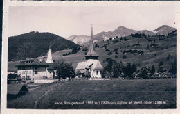 Rougemont VD Château Et Eglise (6439) - Rougemont