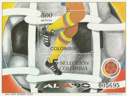 THEMATIC FOOTBALL WORLD CUP, ITALY90 - COLOMBIA - 1990 – Italie
