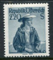 AUSTRIA 1952 Costumes Definitive 2.20 S. MNH / **.  Michel 979 - Unused Stamps