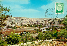 Carte Philatélique Cisjordanie- HEBRON - Vue Générale* Oblitération  Philatélique HEVRON 1967 * 2scan - Giordania