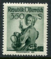 AUSTRIA 1948 Costumes Definitive 3.50 S. MNH / **.  Michel 923 - Nuovi