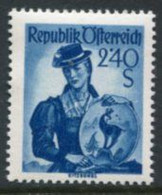 AUSTRIA 1948 Costumes Definitive 2.40 S. MNH / **.  Michel 920 - Neufs