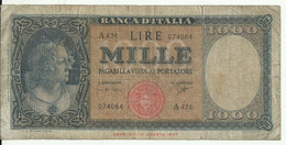 Z243 - 1000lire Medusa 25/09/1961 - 1000 Lire