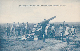 ***  MILITARIA ****  Camp De Coetquidan Canon De 155 De Bange Paré Pour Le Tir Neuve Excellent état - Matériel