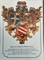 Bruchsal - Das Wappen Des Speyerer Furstbischofs - Bruchsal