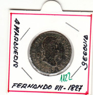 CRE1122 MONEDA ESPAÑA FERNANDO VII 4 MARAVEDIS SEGOVIA MBC - Monete Provinciali