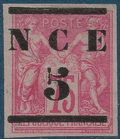 France Colonies Nouvelle Caledonie N°7 5c/75c Rose (  ) Sans Gomme Comme Souvent TTB - Nuovi