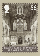 Great Britain 2008 PHQ Card Sc 2577 56p St David's Cathedral - PHQ Karten
