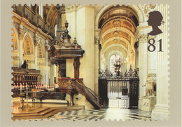 Great Britain 2008 PHQ Card Sc 2580d 81p Floor, Statue St. Paul's Cathedral - PHQ-Cards