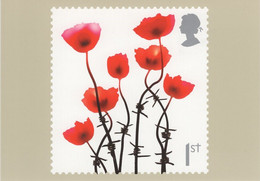 Great Britain 2008 PHQ Card Sc 2418a 1st 7 Poppies - Tarjetas PHQ