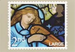 Great Britain 2009 PHQ Card Sc 2716c 2nd Large Angel Playing Instrument - Tarjetas PHQ