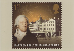 Great Britain 2009 PHQ Card Sc 2645 1st Michael Boulton Manufacturing - PHQ Cards