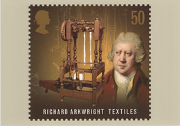 Great Britain 2009 PHQ Card Sc 2647 50p Richard Arkwright Textiles - PHQ-Cards