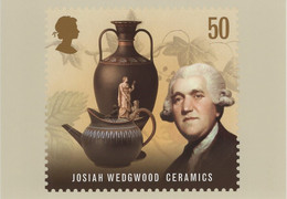 Great Britain 2009 PHQ Card Sc 2648 50p Josiah Wedgwood Ceramics - Tarjetas PHQ