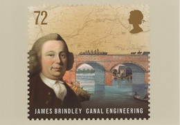 Great Britain 2009 PHQ Card Sc 2651 72p James Brindley Canal Engineering - Tarjetas PHQ