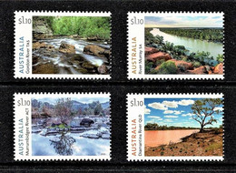 Australia 2022 Rivers Set Of 4 MNH - Neufs