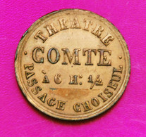 Jeton Publicitaire Theatre Comte Ventriloque Magie Magic Token - Monétaires / De Nécessité