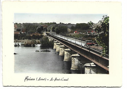 PENICHE - BRIARE - Le Pont Canal - Péniches