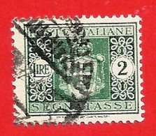 1945 (93) Segnatasse Stemma Senza Fasci Filigrana Ruota Lire 2 (usato) - Leggi Il Messaggio Del Venditore - Impuestos