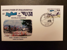 Caledonia 2022 Caledonie Avion LE BIG BOSS Boeing 747 UTA Aviation Airplane 1v FDC PJ - Ungebraucht