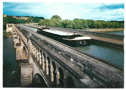 PENICHE - BEZIERS - Péniche Sur Le Pont Canal - Péniches