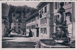 Romainmotier VD, La Place, L'Infirmerie Et L'Hôtel De Ville (3784) - Romainmôtier-Envy