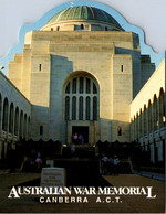 (4 M 50) Australia  - ACT - City Of Canberra (War Memorial Shape Card) - Canberra (ACT)