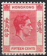 HONG KONG  SCOTT NO 159  MNH  YEAR  1938 - Neufs