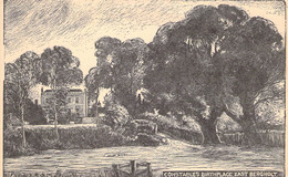 CPA Thème - Illustration - Constables Birthplace - Tea Gardens - East Bergholt - A. F. Hynard - Charles E. Flower B.W.S. - Ohne Zuordnung