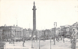 CPA Thème - Illustration - Wellington Monument - Liverpool - Oblitérée Liverpool S. D. Septembre 1914 - Animée - Unclassified